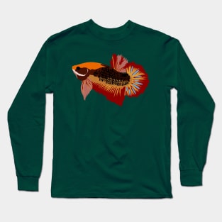 Betta splendens Long Sleeve T-Shirt